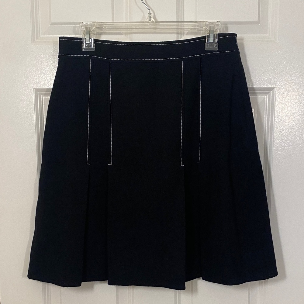 Lafayette 148 Black Women's Wool Skirt size 8